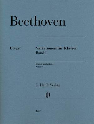 Beethoven, L v: Piano Variations Vol. 1