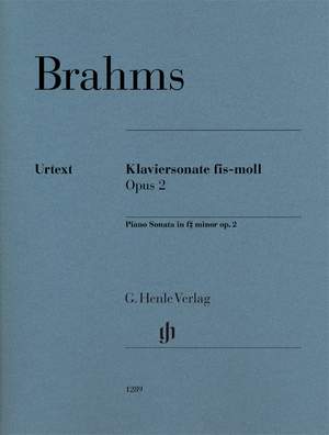 Brahms, J: Piano Sonata op. 2