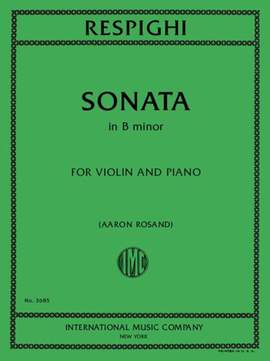 Respighi, O: Sonata B minor