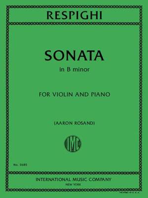 Respighi, O: Sonata B minor