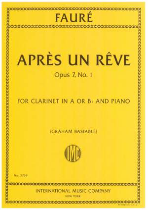 Fauré, G: Apres un Reve op.7/1