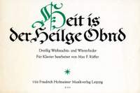 Heit Is Der Heilge Obnd.
