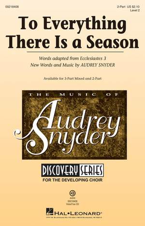 Audrey Snyder: To Everything There Is a Season