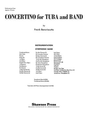 Frank Bencriscutto: Concertino for Tuba and Band