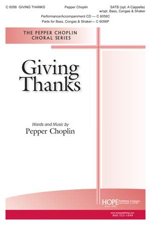 Pepper Choplin: Giving Thanks