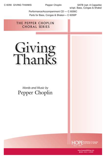 Pepper Choplin: Giving Thanks