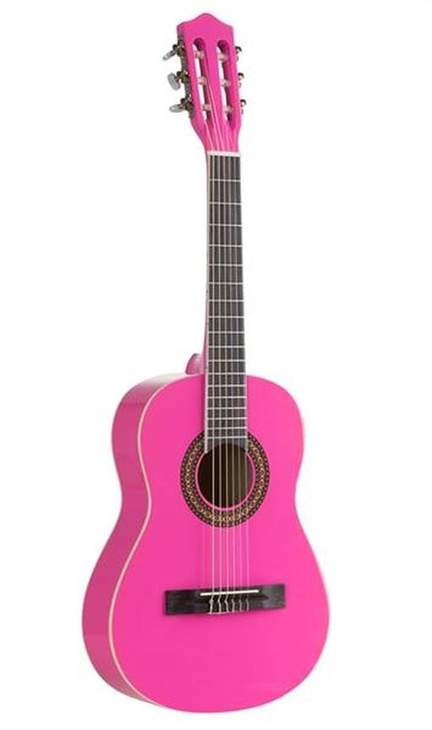 Kindergitarre 1/2 Pink