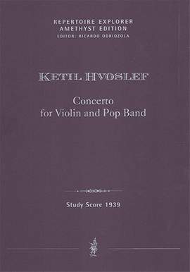 Hvoslef, Ketil: Concerto for Violin and Pop Band