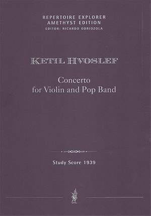 Hvoslef, Ketil: Concerto for Violin and Pop Band
