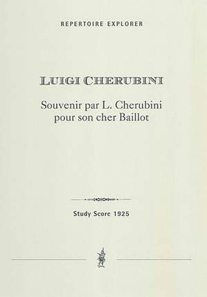 Cherubini, Luigi: Souvenir pour son cher baillot for string quartet