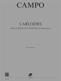 Campo, Regis: 5 Melodies (voice and piano)