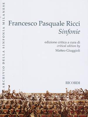 Francesco Pasquale Ricci: Sinfonie