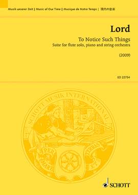 Lord, J: To Notice Such Things