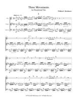 William G. Harbinson: Three Movements For Woodwind Trio Product Image