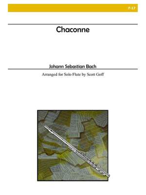 Johann Sebastian Bach: Chaconne For Solo Flute