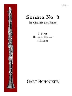 Gary Schocker: Sonata No. 3 For Clarinet and Piano