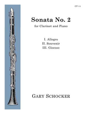 Gary Schocker: Sonata No. 2 For Clarinet and Piano
