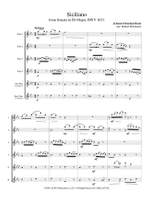Johann Sebastian Bach: Siciliano From Sonata In Eb Major, Bwv 1031 Product Image