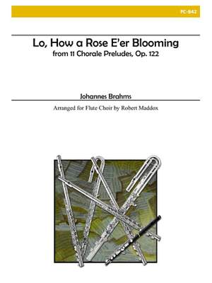 Johannes Brahms: Lo, How A Rose EEr Blooming