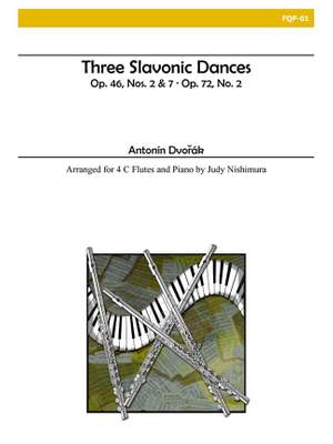 Antonín Dvořák: Three Slavonic Dances For Four Flutes and Piano