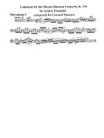 Wolfgang Amadeus Mozart: Bassoon Concerto, K. 191 - Cadenzas Product Image