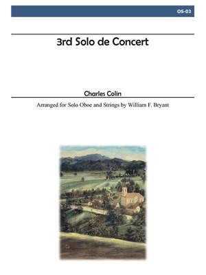 Charles Colin: 3Rd Solo De Concert For Oboe and Strings