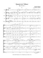 Johannes Brahms: Quartet In C Minor, Op. 51, No. 1 Product Image