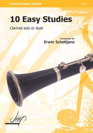 Erwin Scheltjens: 10 Easy Studies For 1 or 2 Clarinets