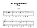 Erwin Scheltjens: 10 Easy Studies For 1 or 2 Clarinets Product Image