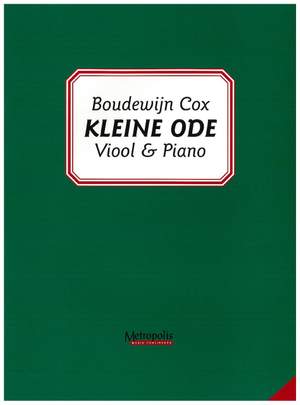 Boudewijn Cox: Kleine Ode