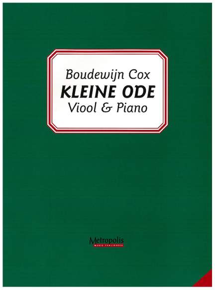 Boudewijn Cox: Kleine Ode