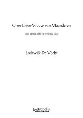 Lodewijk de Vocht: Olv Van Vlaanderen