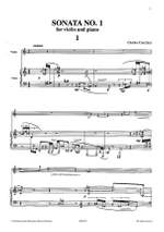 Charles Camilleri: Sonata No.1 For Violin and Piano Product Image