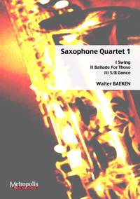 Walter Baeken: Saxophone Quartet 1