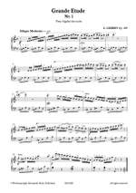 Carl Czerny: Grande Etude Nr. 1 Op. 409 Product Image