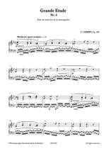 Carl Czerny: Grande Etude Nr. 4 Op. 409 Product Image