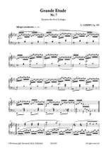 Carl Czerny: Grande Etude Nr. 7 Op. 409 Product Image