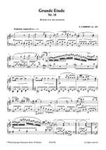 Carl Czerny: Grande Etude Nr. 10 Op. 409 Product Image