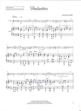 Enrico Matuchet: Andantino et Variations, Allegro