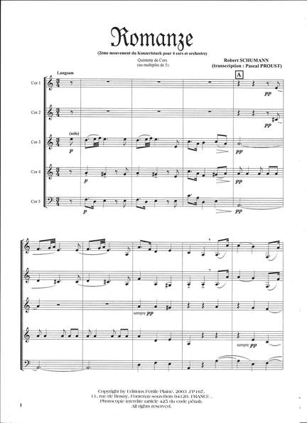 Robert Schumann: Romanze