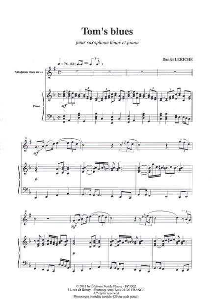 Daniel Leriche: Tom's Blues