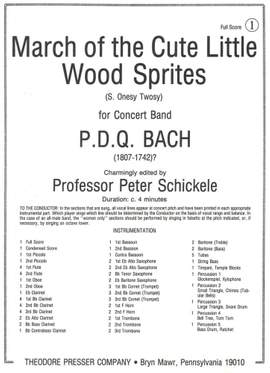 P.D.Q. Bach: March Of The Cute Little Wood Sprites