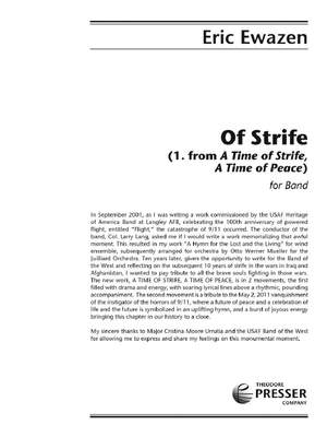 Eric Ewazen: Of Strife (1. From A Time Of Strife)