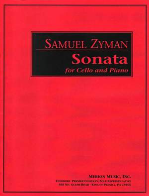 Samuel Zyman: Sonata for Cello and Piano