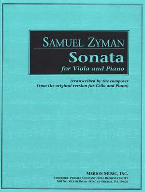 Samuel Zyman: Sonata for Viola and Piano