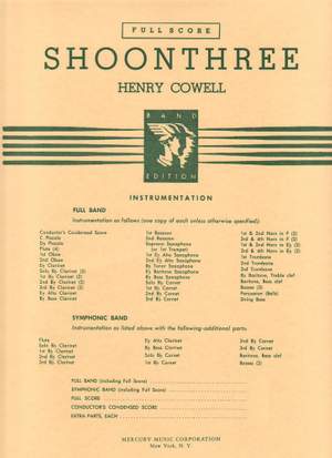 Henry Cowell: Shoonthree