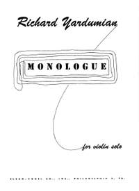 Richard Yardumian: Monologue