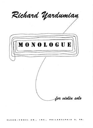 Richard Yardumian: Monologue