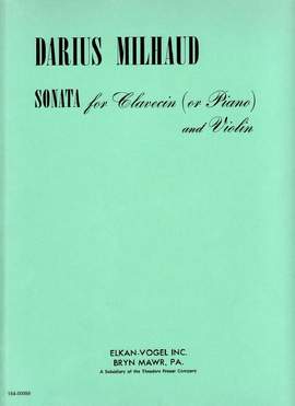 Darius Milhaud: Sonata