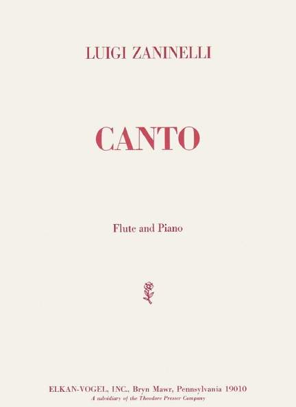 Luigi Zaninelli: Canto